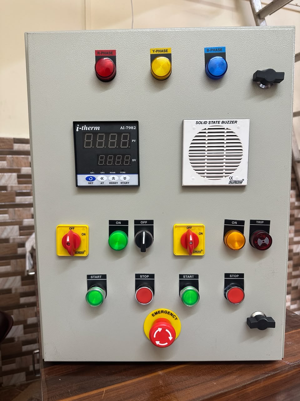 2 Motor 1 Burner Heavy Duty Control Panel