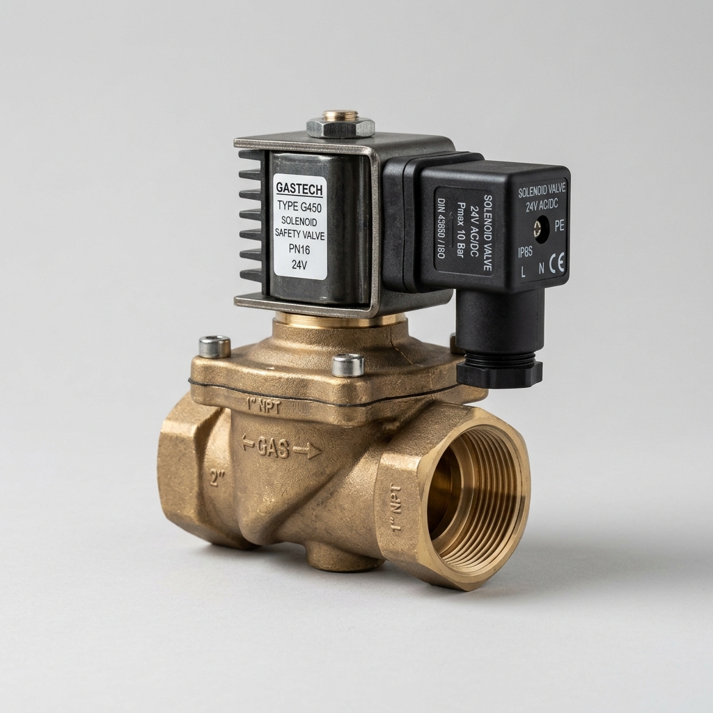 Solenoid Valve Brass 1/2" (Gas)